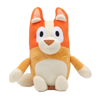 Jouets en peluche populaires pour chiens de dessin animé bleu et bleu pour chiens, poupées d'animaux de remplissage pour la maison, cadeaux d'anniversaire pour enfants, jouets de poupées de dessin animé en gros