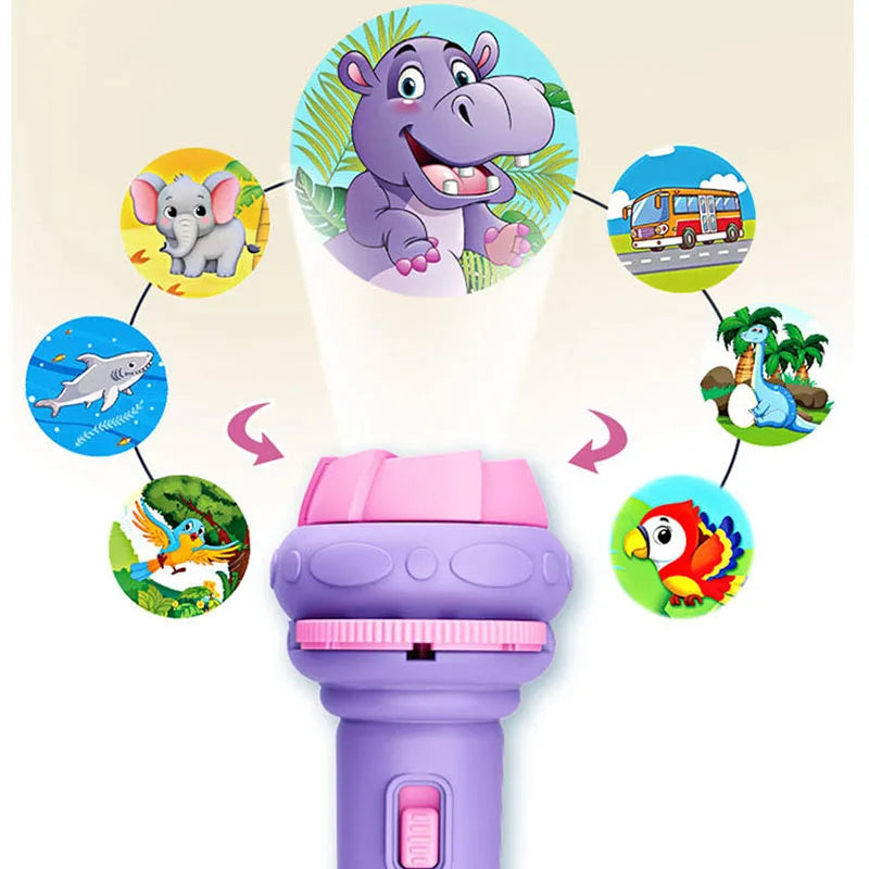 DreamLights: Cartoon Projector Flashlight for Kids"