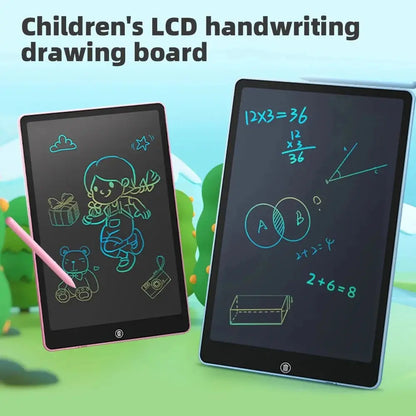 Tableta de escritura LCD de 6,5/8,5/10/12 pulgadas, tablero de dibujo para niños, juguetes de dibujo para niños, tablero gráfico electrónico portátil a color